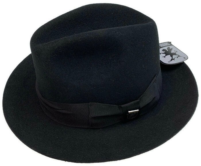 STACY ADAMS 100% Wool Felt Hat Warm Winter Fedora Trilby Style w Brim-5