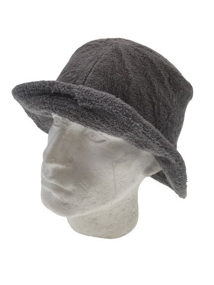 Stingy Brim Terry Towelling Bucket Hat Daggy Fishing Camping Lad Cap 100% COTTON-24