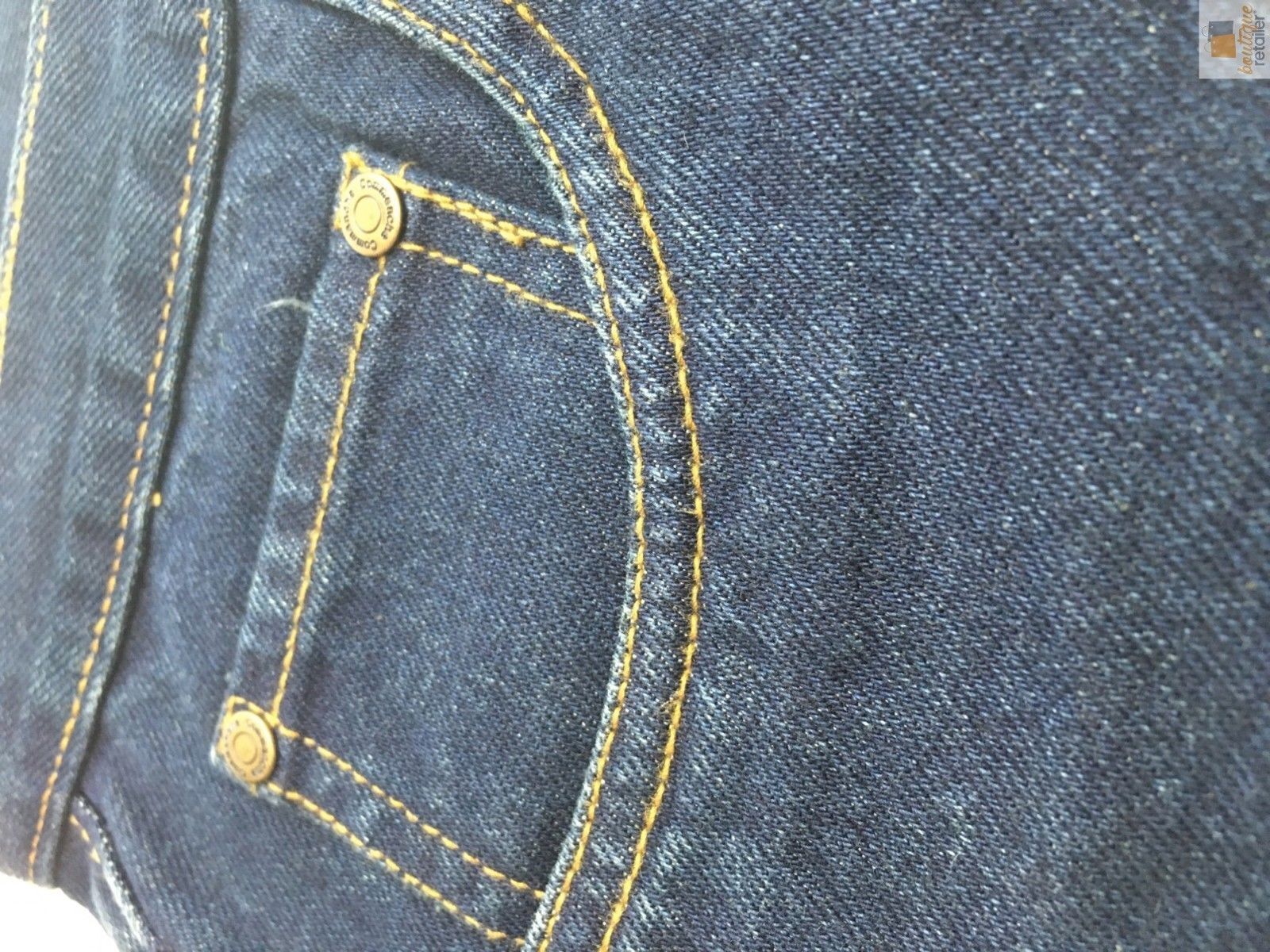 COMMANCHE Classic Easy Fit Jeans Denim Original Straight Leg Pants Trousers-3