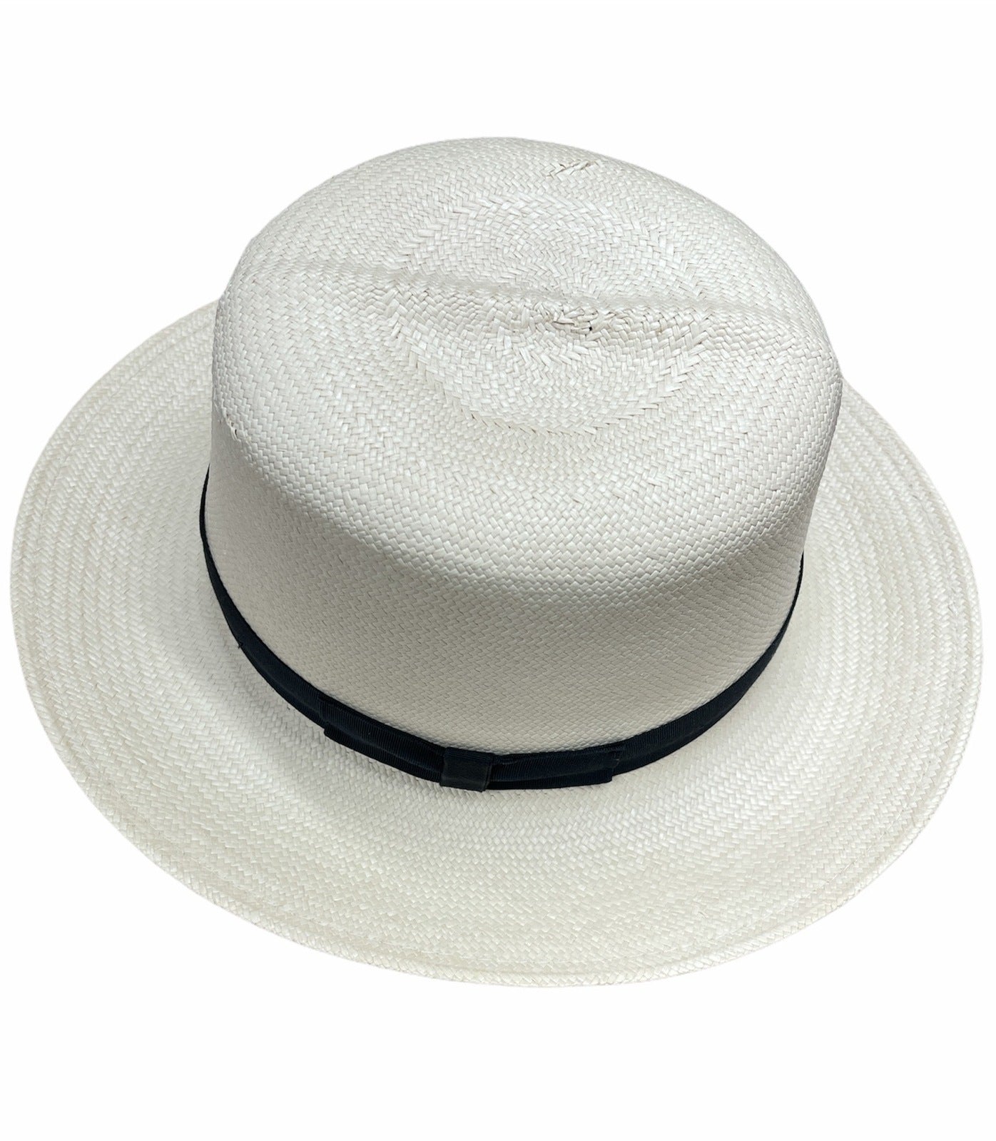 Hand Woven Grade 8 Panama Cooler Outback Hat Summer Breathable Waterproof - Natural-3