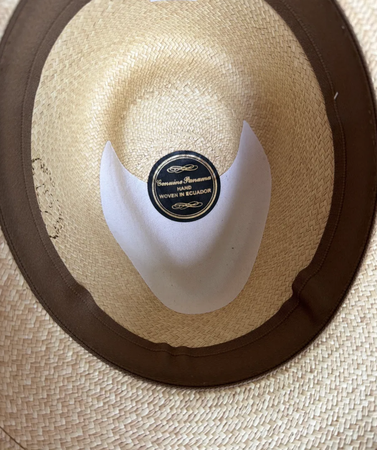 Hand Woven Genuine Panama Cooler Hat Summer Fedora Waterproof - Tan (Made in USA)