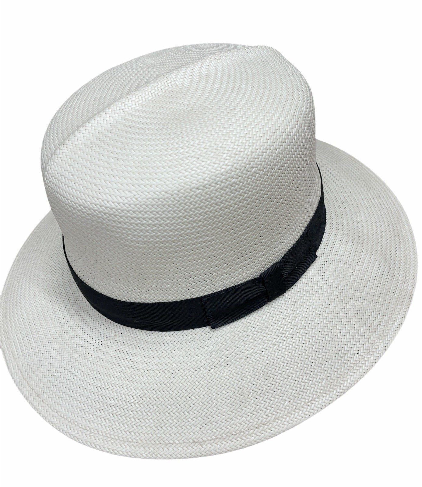 Hand Woven Cooler Outback Hat Summer Panama Waterproof Fedora - Natural-3