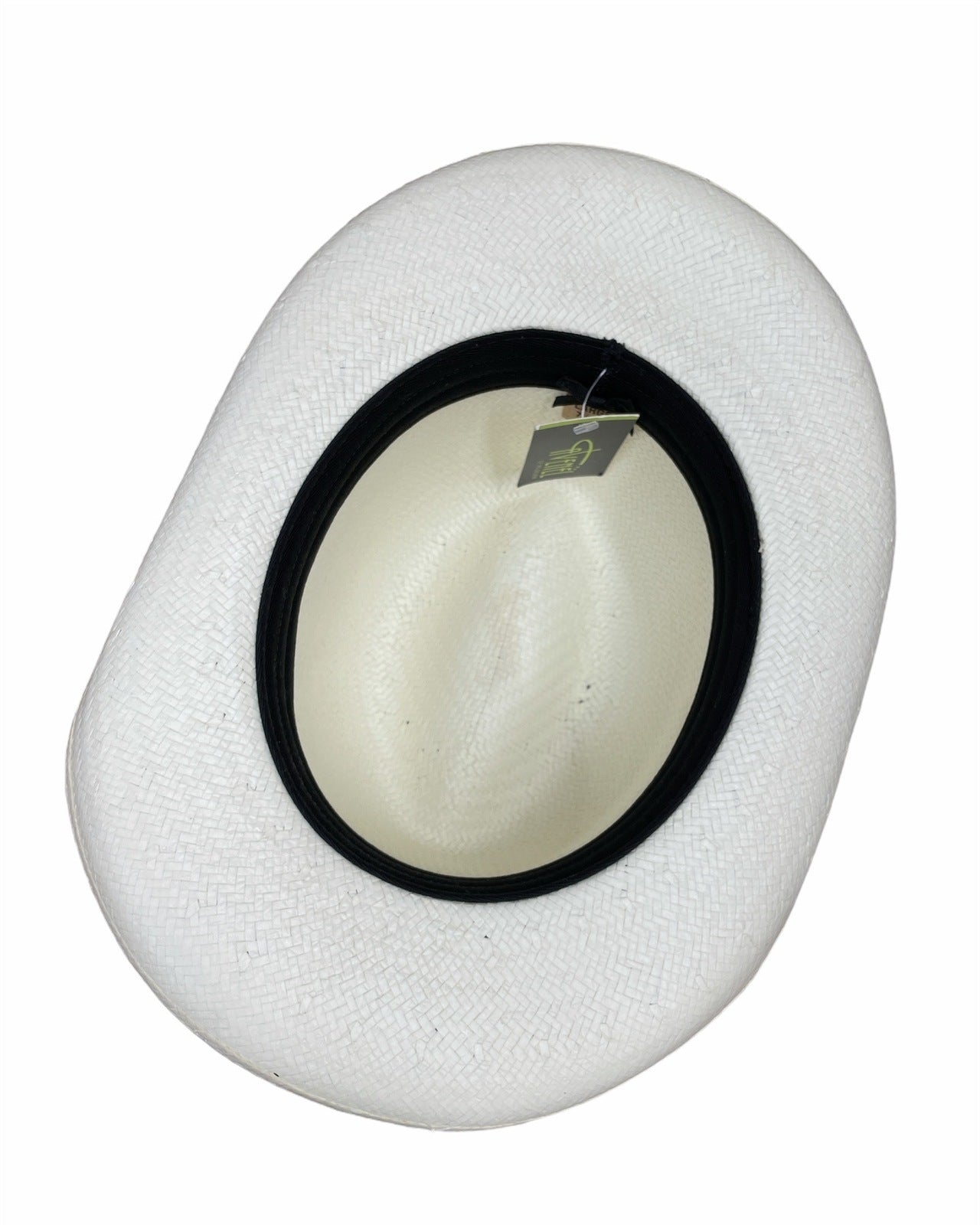 Hand Woven Cooler Outback Hat Summer Breathable Waterproof W/ Feather-Natural-2