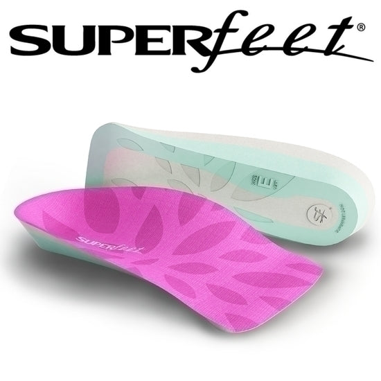 Womens Superfeet Me High Heel 3/4 Length Insoles Inserts Orthotics Arch Support Cushion-1