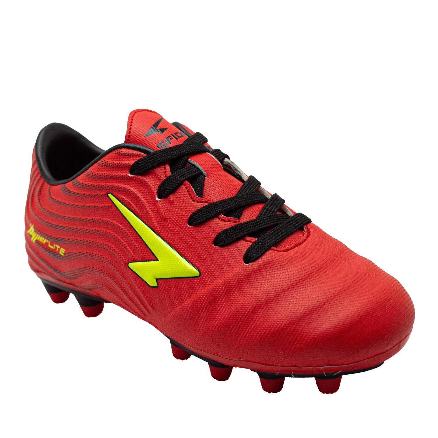 Swell Junior Football Boots - Red/Black/Yellow-2