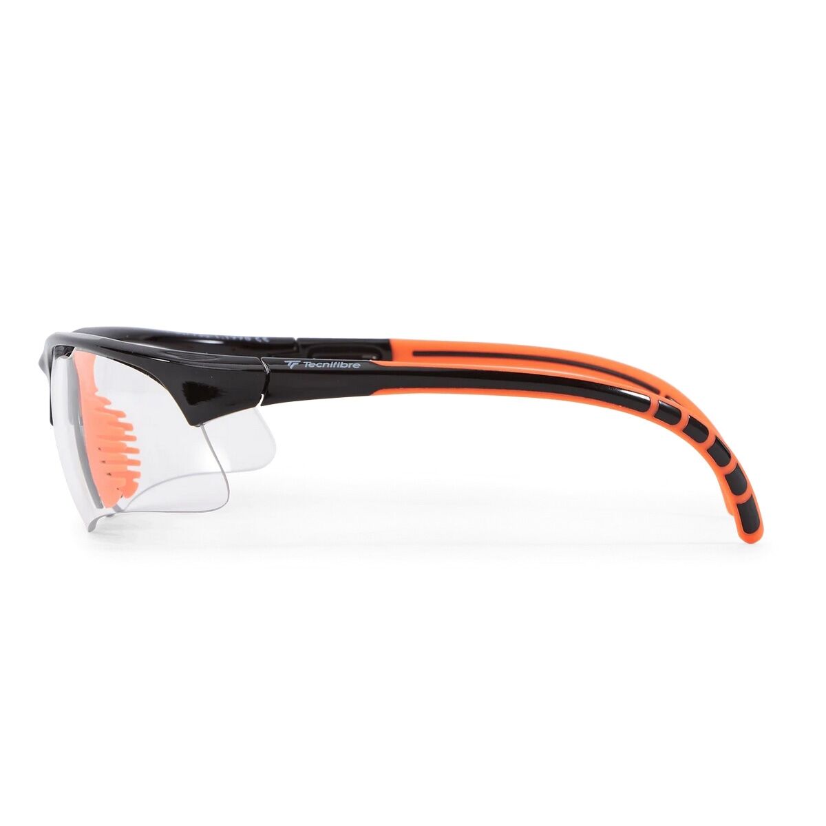 Tecnifibre Squash Absolute Protective Glasses Sports Eyewear in Black/Orange