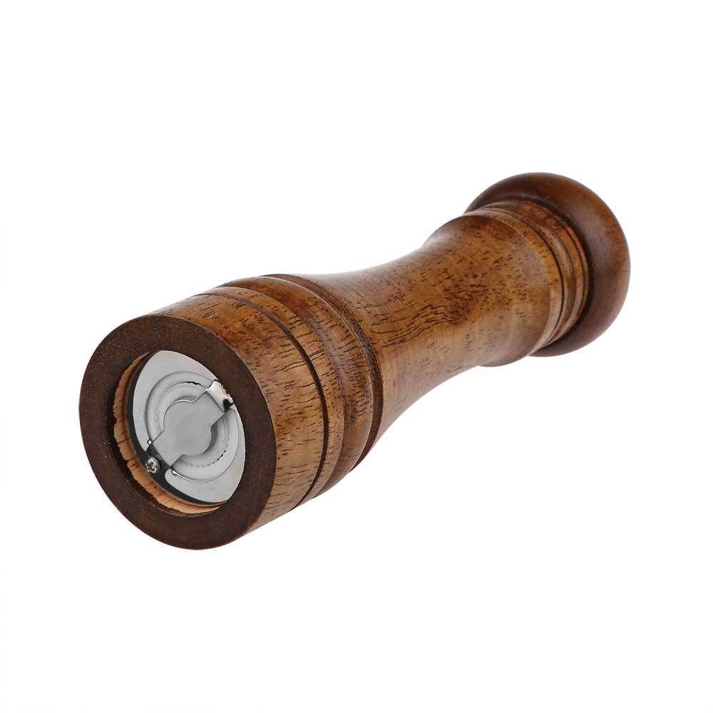 Salt and Pepper Grinder - Oak Wood Hand Mill - Adjustable Grain Size - Hand Mill-4