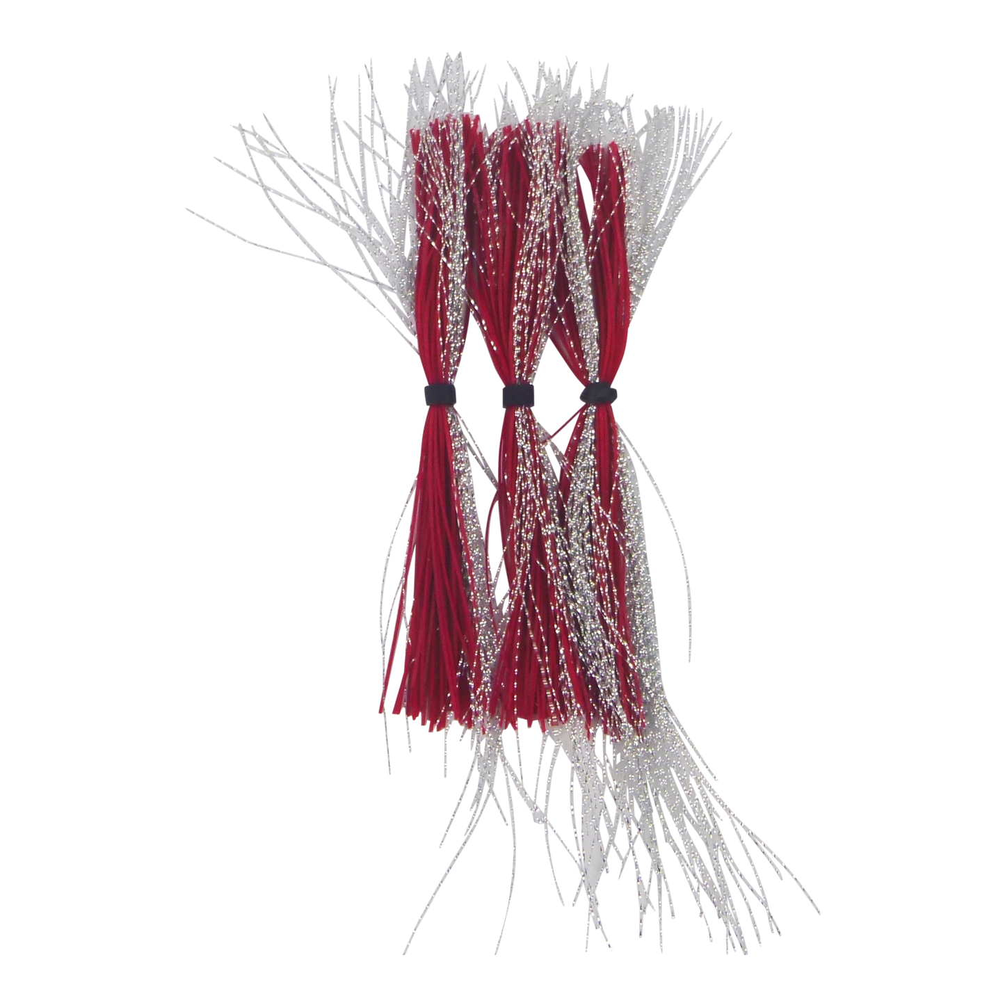 Dekoi Krystal Flash Lure Skirts, Silver Neon-0