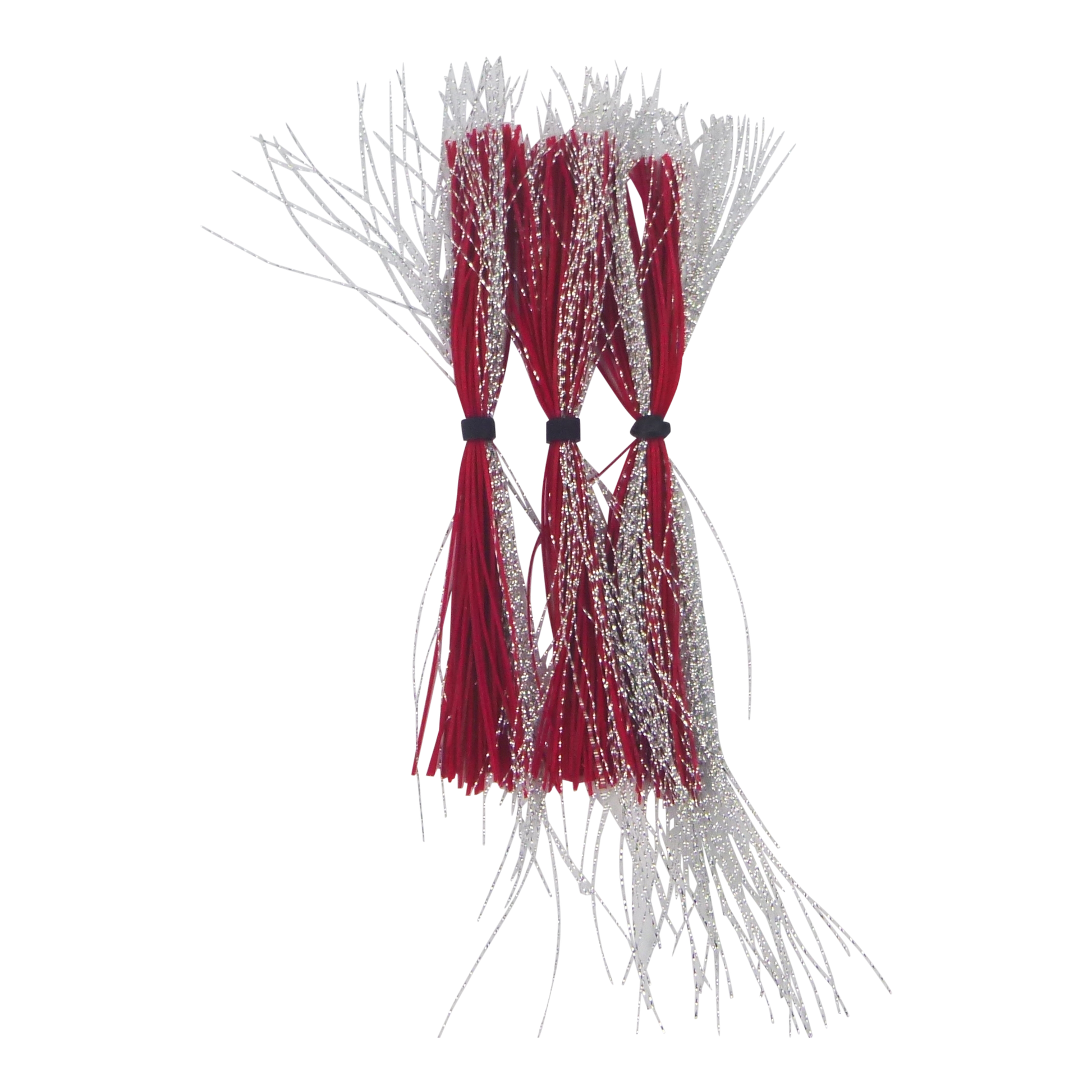 Dekoi Krystal Flash Lure Skirts, Silver Neon-0