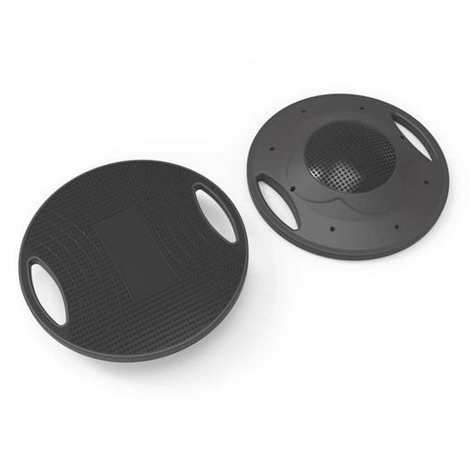 Social Hike Balance Board Wobble Non-Slip Round Exercise Trainer 41cm Black-0