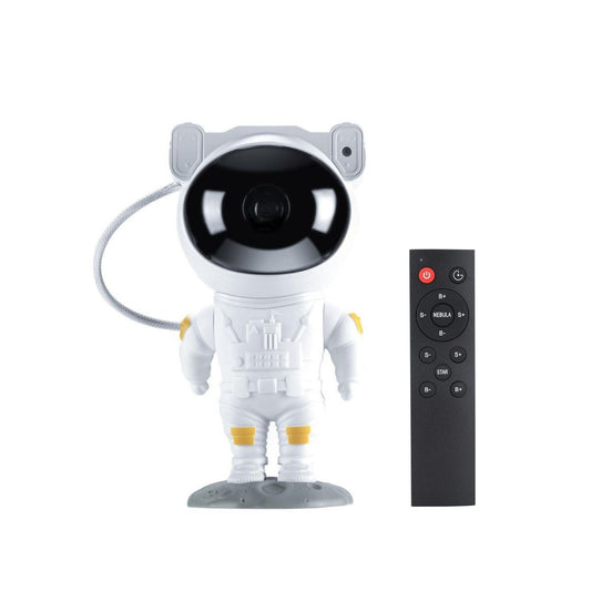 Social Hike Galaxy Star Projector - Colour LED Astronaut Night Light and Remote-0