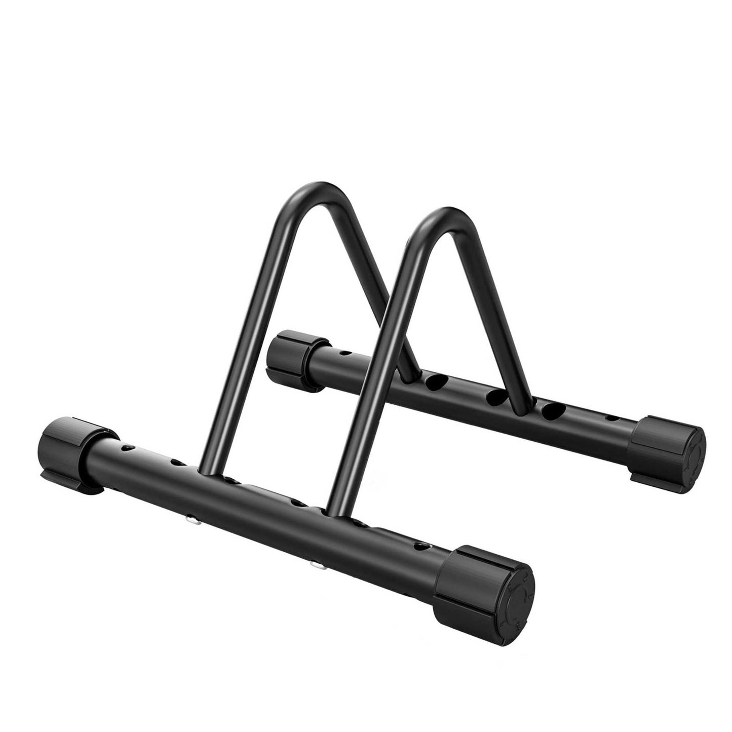 Social Hike Single Bike Rack Stand - Floor or Wall Adjustable Width Bicycle Holder-0