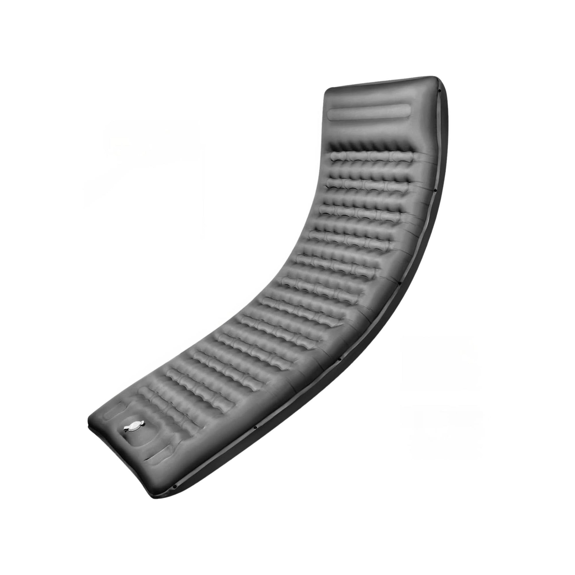 Social Hike Step-Inflating Camping Mattress Lightweight Waterproof Sleeping Grey-0