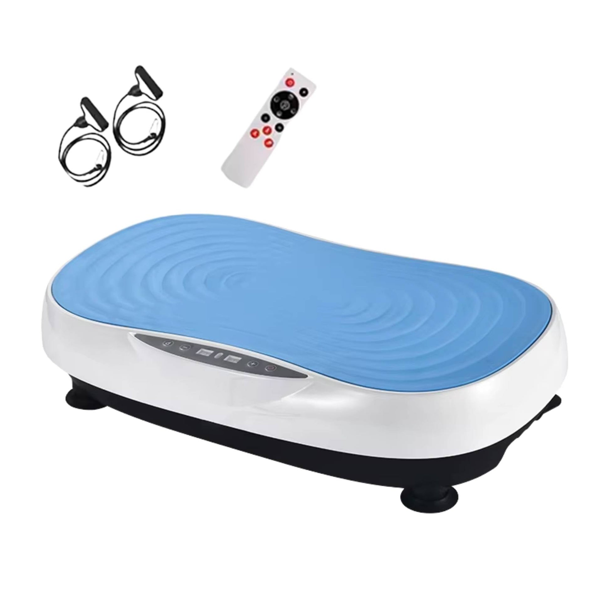 Social Hike Vibration Plate Machine Full Body Vibrating Exercise Platform Blue-0