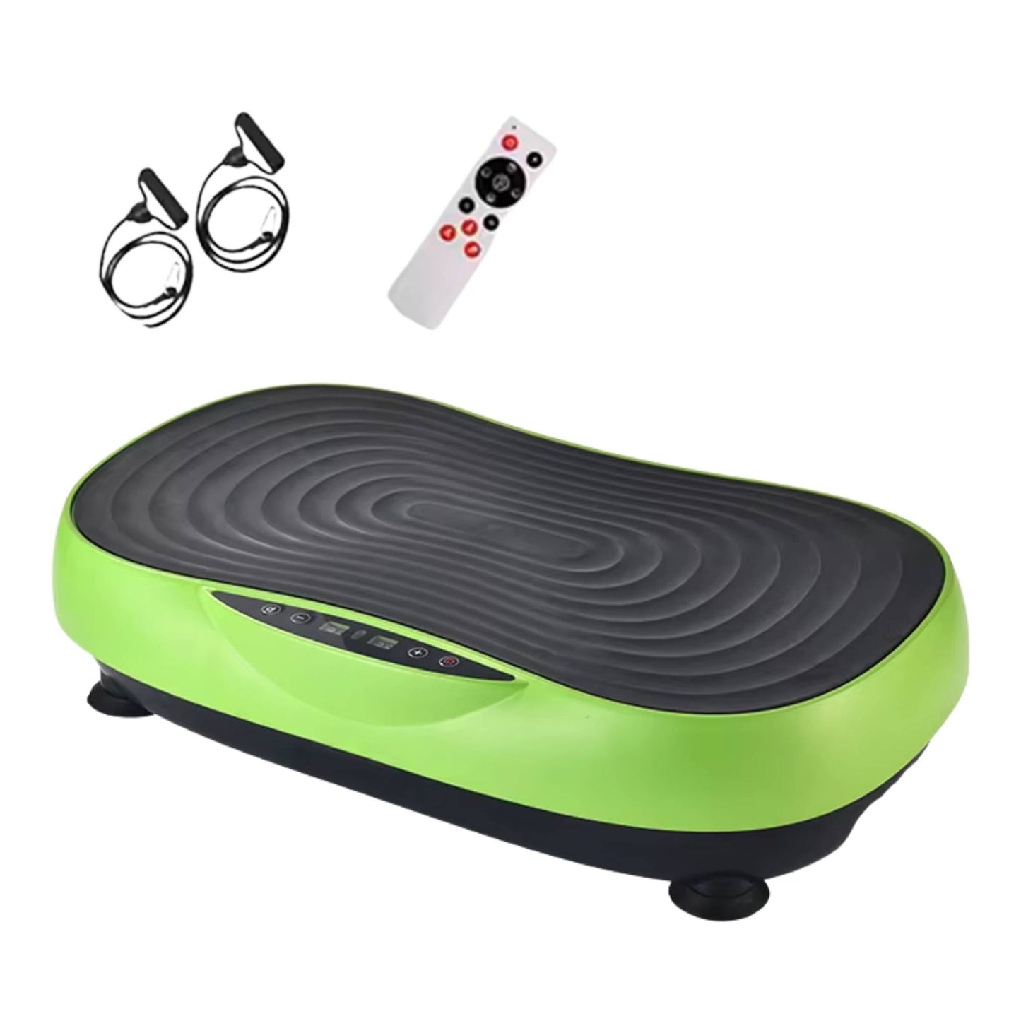 Social Hike Vibration Plate Machine Full Body Vibrating Exercise Platform Green-0