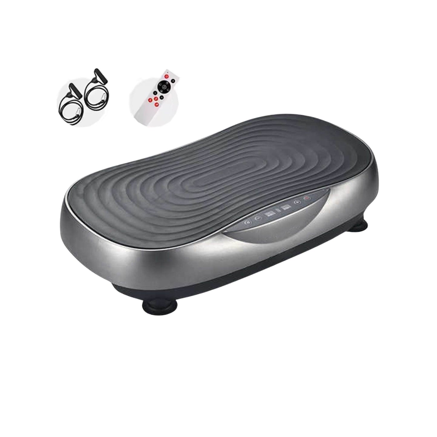 Social Hike Vibration Plate Machine - Vibrating Exercise Platform Grey-0