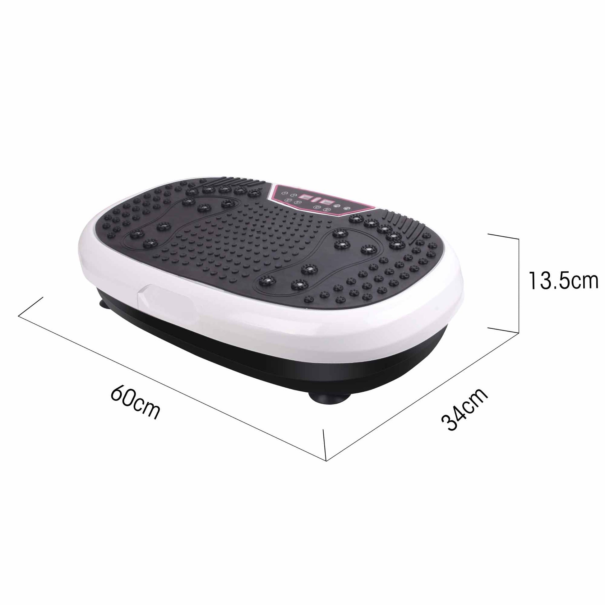 Social Hike White Mini Vibration Plate - Vibrating Exercise Machine Platform-2