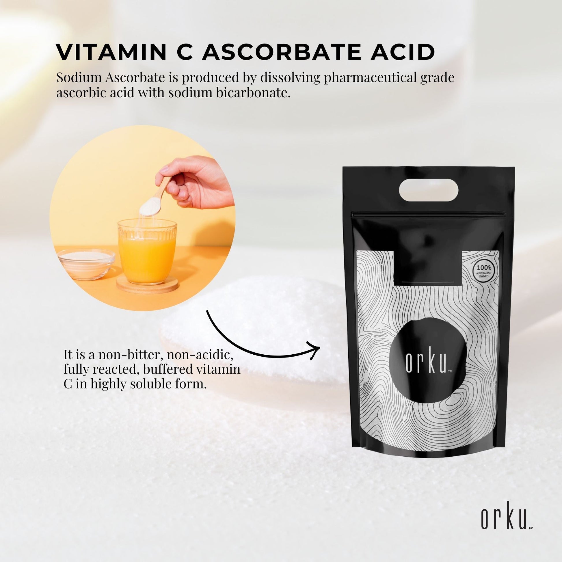 Sodium Ascorbate Powder Vitamin C Buffered Pharmaceutical Ascorbic Acid Bulk Bag-3