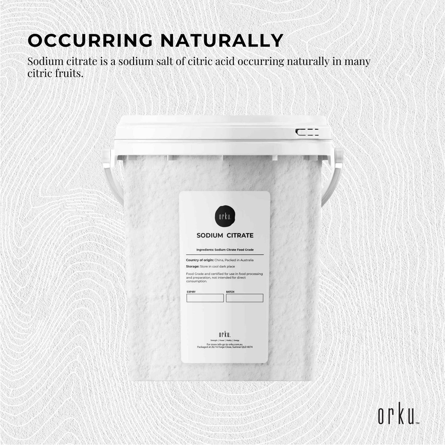 Sodium Citrate Powder Tub - Trisodium Food Grade Salt Acid Preservative-2