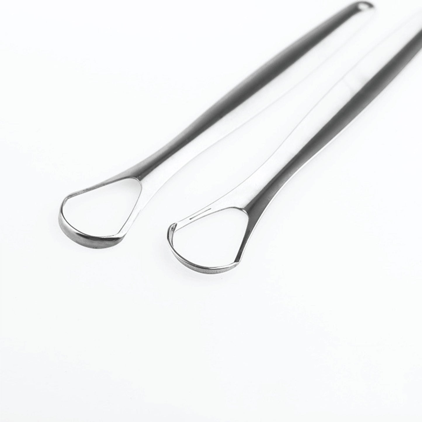 Stainless Steel Tongue Scraper Cleaner Oral Hygiene Reduce Bad Breath Metal Tool-4
