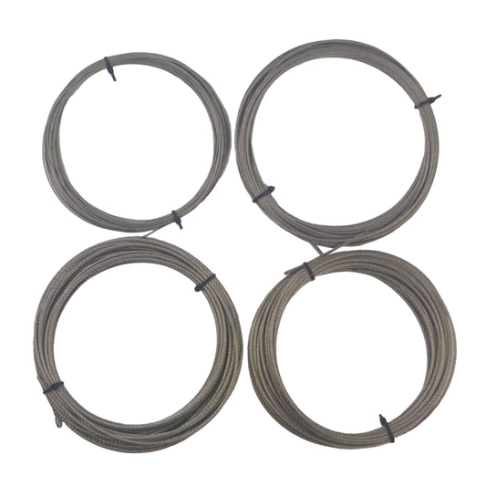 Swimerz 49 Strand Stainless Steel Trace Wire, 600lb, 30ft-0