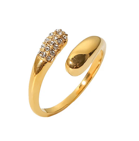 Stubbed end ring – Tarnish Proof Jewellery-0
