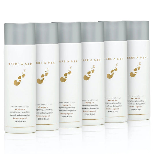 terreamer 6pc Set Deep Fortifying Keratin Hair Shampoo Strengthening Smoothing