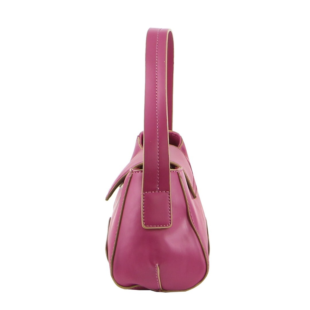 Milleni Mini Fashion Handbag Tote Bag in Magenta-3
