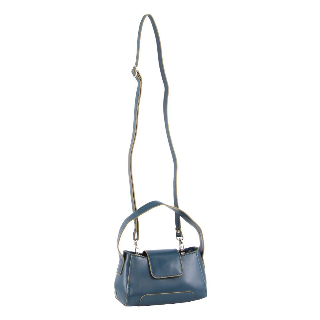 Milleni Mini Fashion Handbag Tote Bag in Teal-3