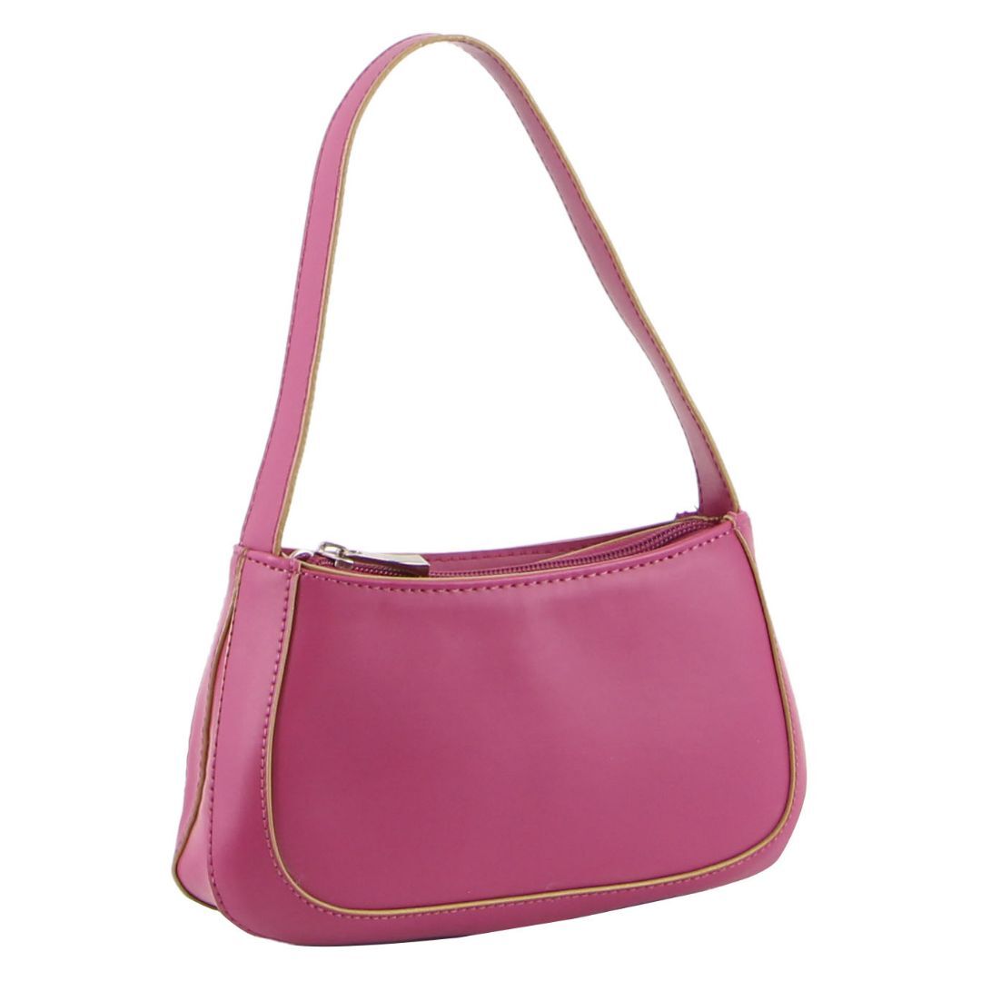 Milleni Mini Fashion Handbag Bag in Magenta-1