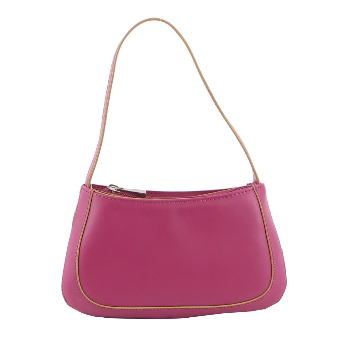 Milleni Mini Fashion Handbag Bag in Magenta-2