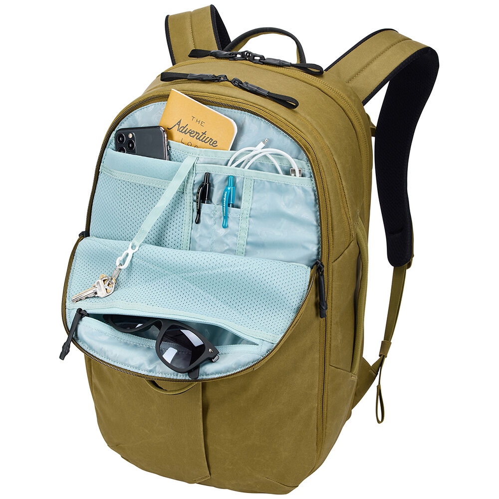 THULE Aion 28L Travel Backpack Expandable to 32L w/ Laptop Compartment in Nutria