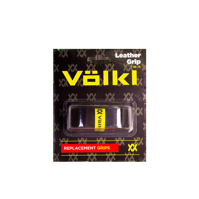 Volkl Leather Tennis Grip Black - 1 Pack-1