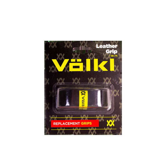 Volkl Leather Tennis Grip Black - 1 Pack-0