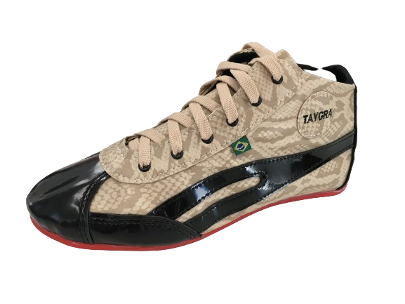 TAYGRA High Top Dance Shoe Comfy Flexible Ethical Handmade Eco Sneakers - Snakeskin-3