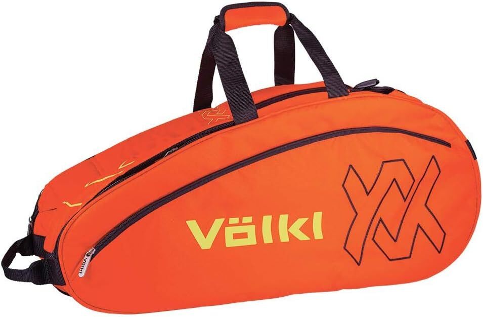 Volkl Team Tennis Racquet Bag for 6 Rackets - Lava/Neon Yellow Combi V79102-1