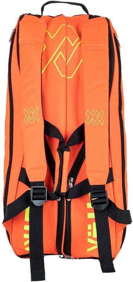 Volkl Team Tennis Racquet Bag for 6 Rackets - Lava/Neon Yellow Combi V79102-3