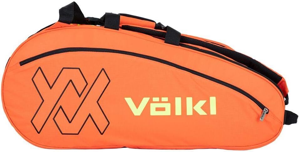 Volkl Team Tennis Racquet Bag for 6 Rackets - Lava/Neon Yellow Combi V79102-2