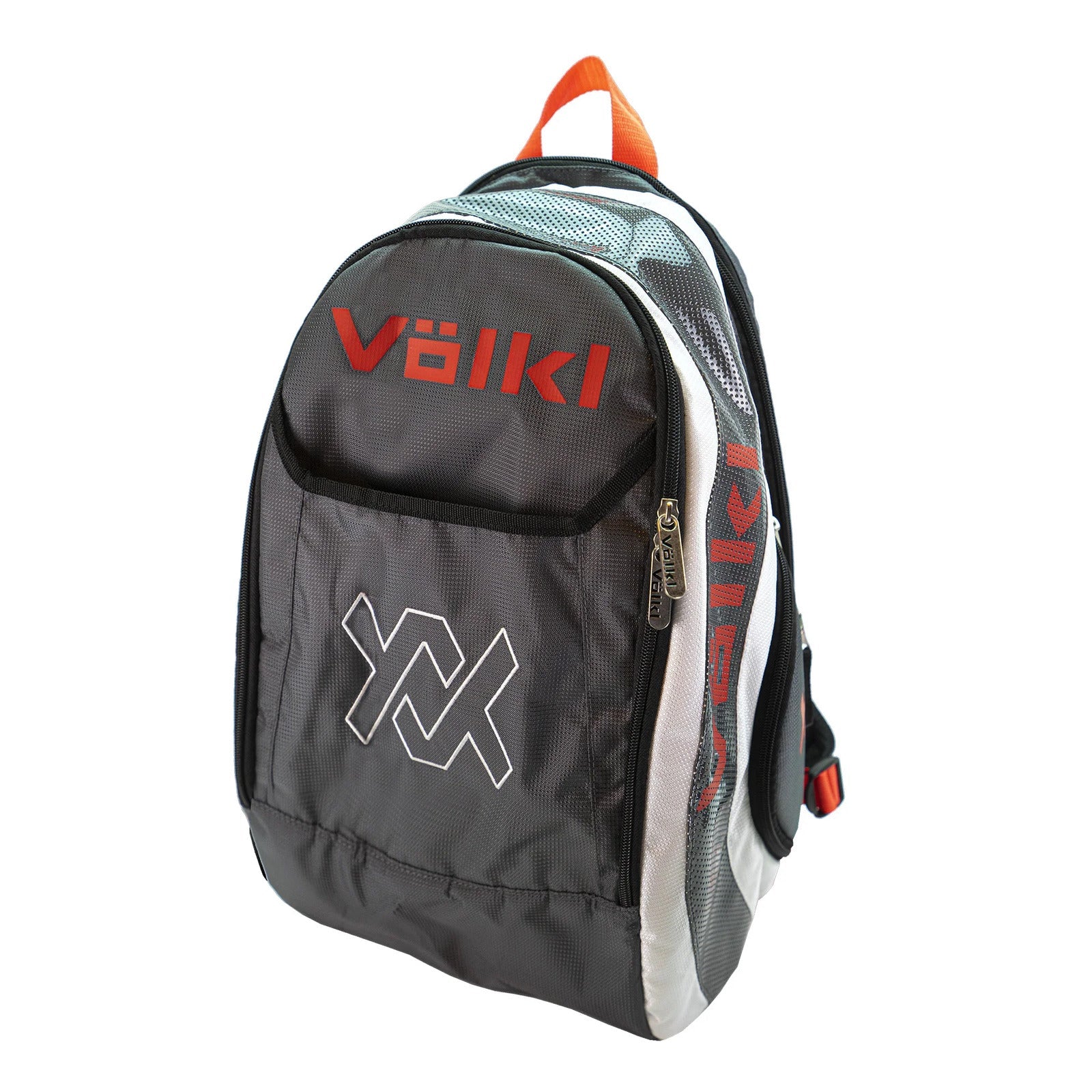 Volkl Tour Backpack Bag V70003 Tennis Racquet Racket - Charcoal/White/Lava-0