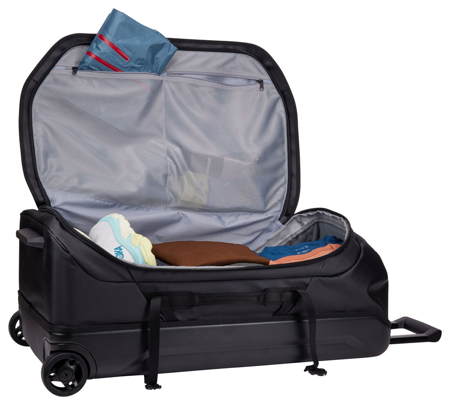 THULE Chasm 110L Wheeled Duffel Travel Suitcase Luggage Bag in Black