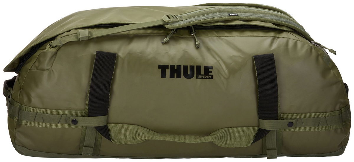 Thule Chasm 130L Duffel Overnight Bag Convertible Backpack Duffle in Olivine