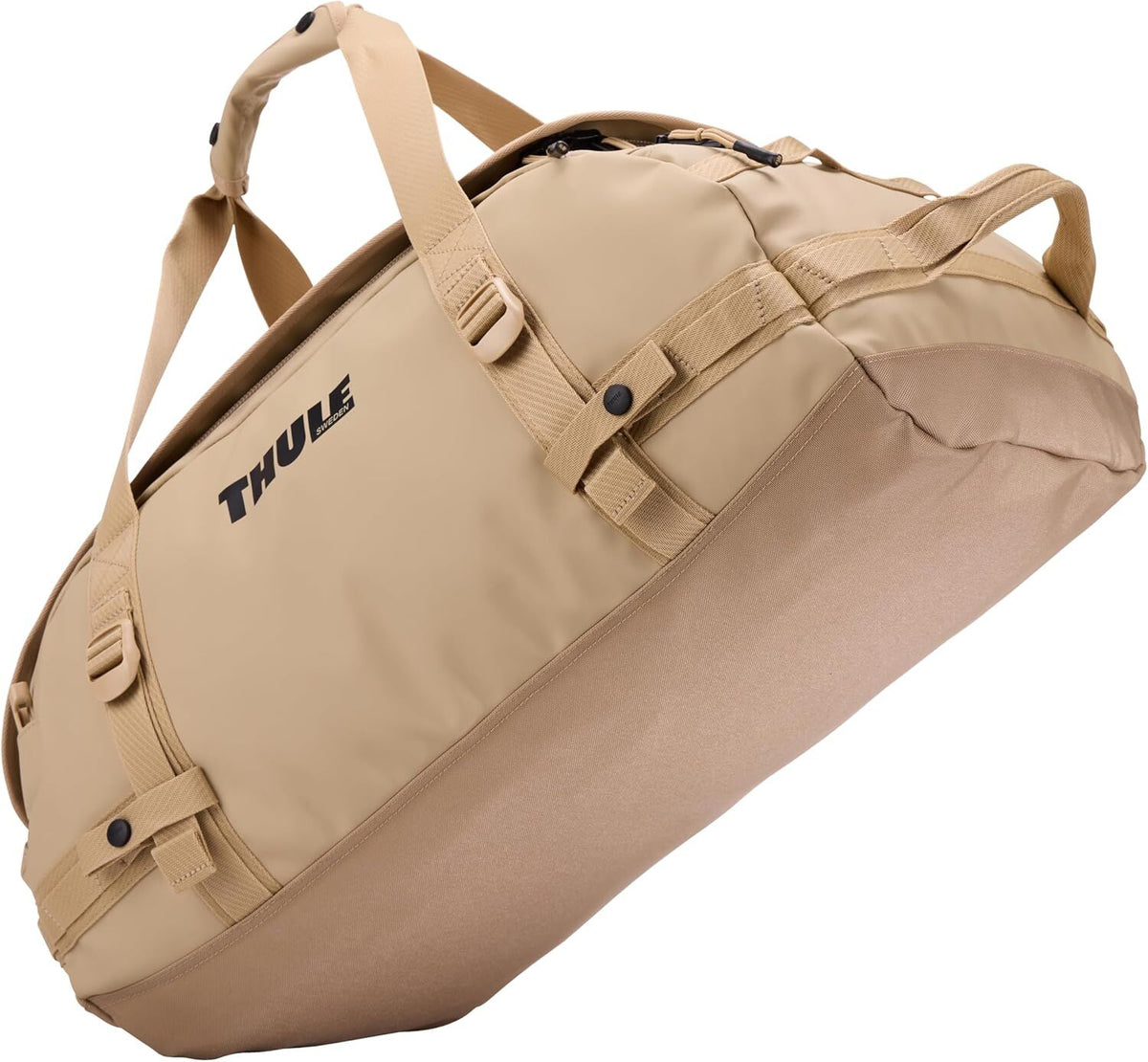 Thule Chasm 40L Duffel Bag Convertible Backpack Duffle in Gentle Biege