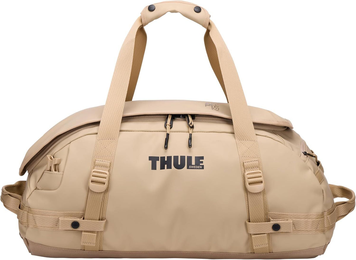 Thule Chasm 40L Duffel Bag Convertible Backpack Duffle in Gentle Biege