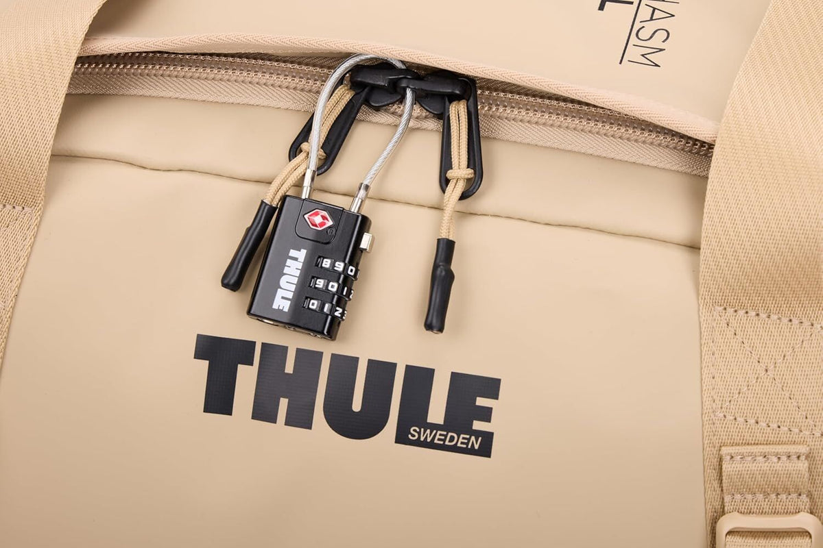 Thule Chasm 40L Duffel Bag Convertible Backpack Duffle in Gentle Biege
