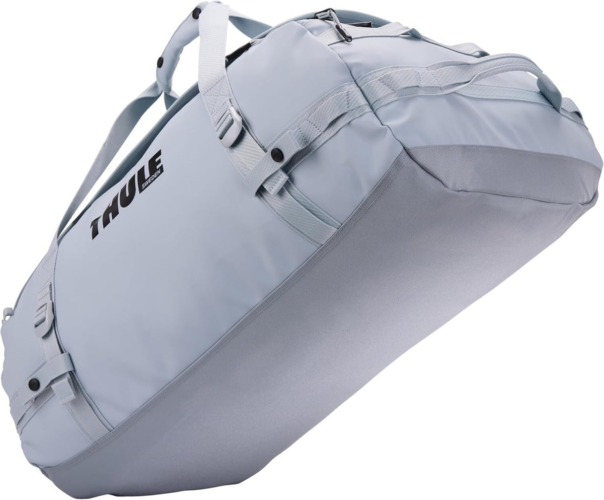 Thule Chasm 70L Duffel Overnight Bag Convertible Backpack Duffle in Soft Blue