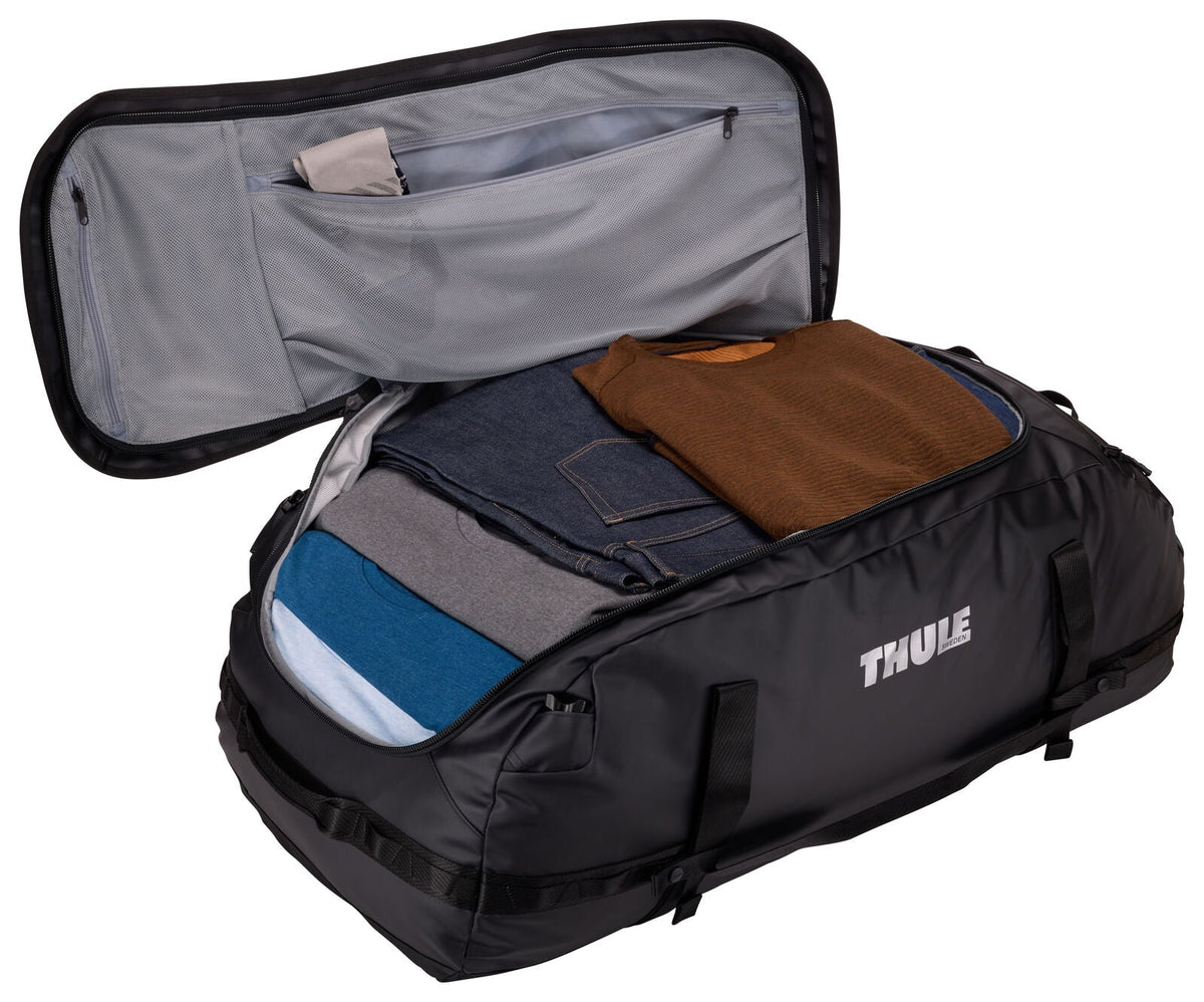 Thule Chasm 130L Duffel Overnight Bag Convertible Backpack Duffle in Black (TDSD305BLK)