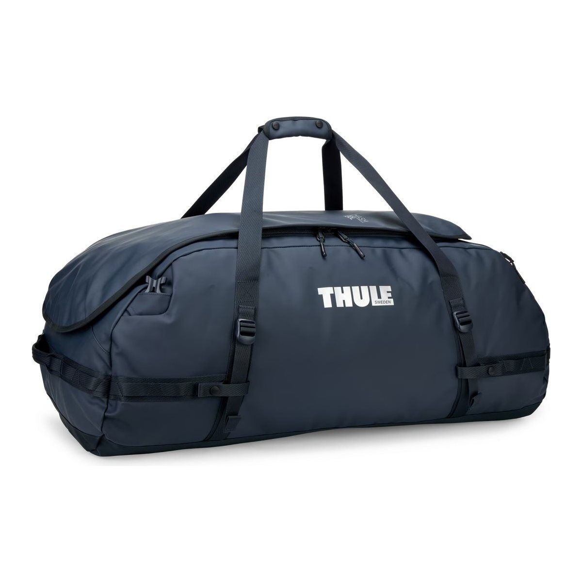 Thule Chasm 130L Duffel Overnight Bag Convertible Backpack Duffle in Darkest Blue