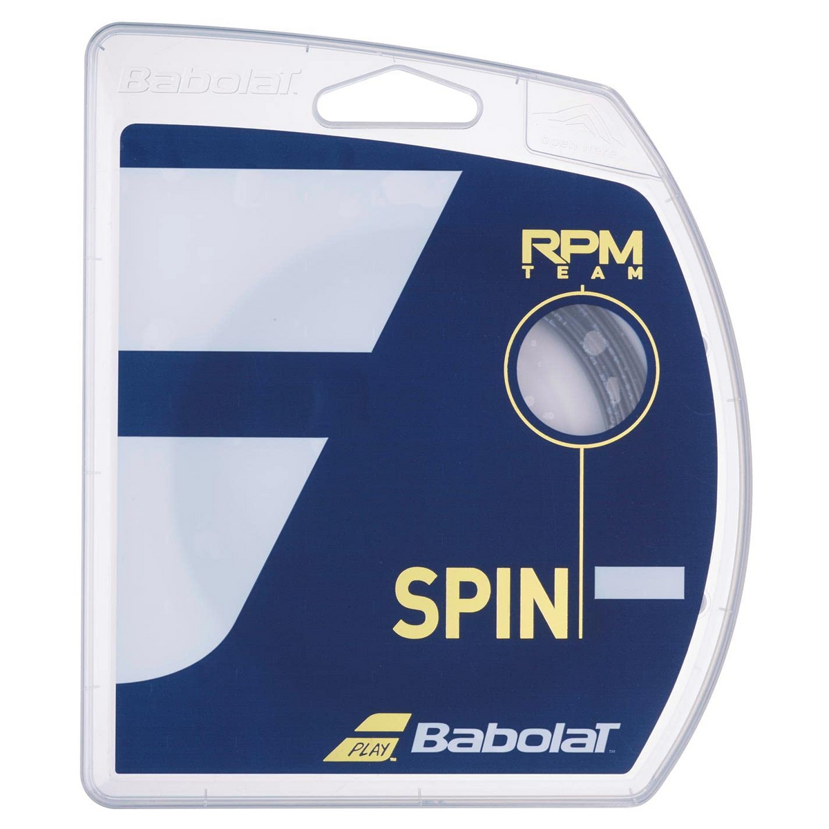 Babolat RPM Team Tennis String 1.25mm/17 Gauge in Black (Carlos Alcaraz)