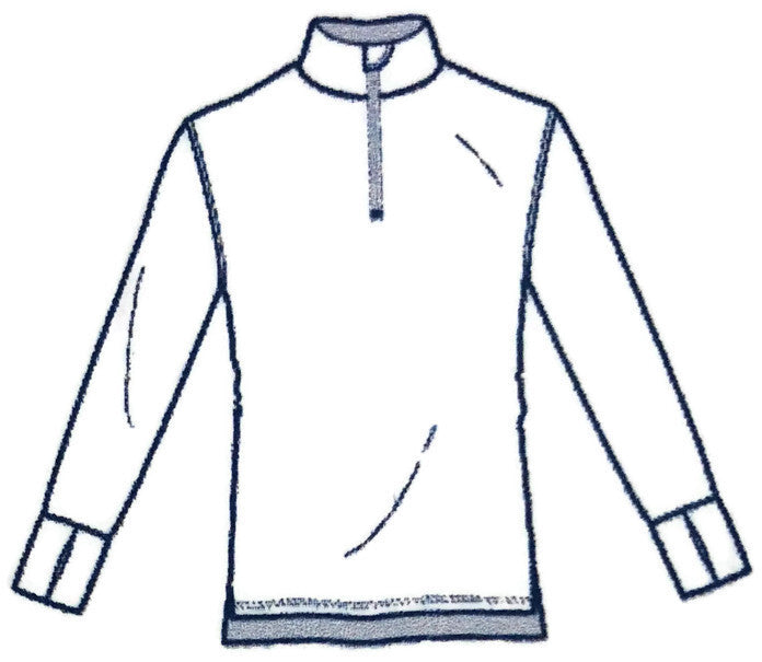 Mens Pure Merino Wool 1/4 Zip Long Sleeve Polo Neck Thermal Top Warm Thermals-3