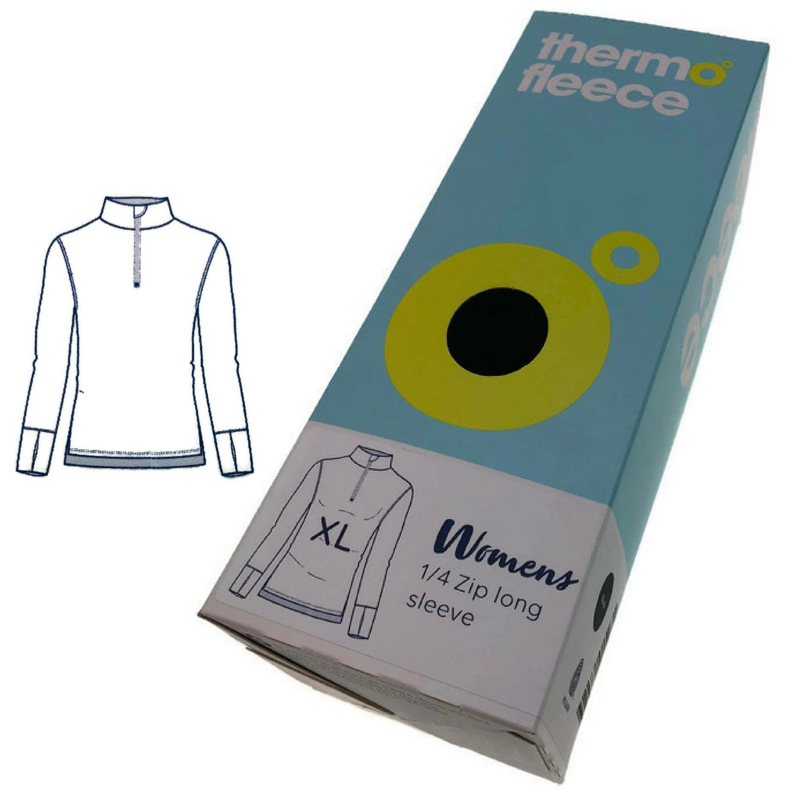 Womens Pure Merino Wool 1/4 Zip Long Sleeve Thermal Top Warm Thermals Baselayer-0